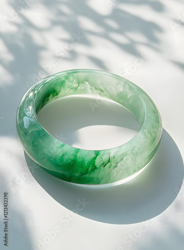 Close up of Warm Jade Bracelet