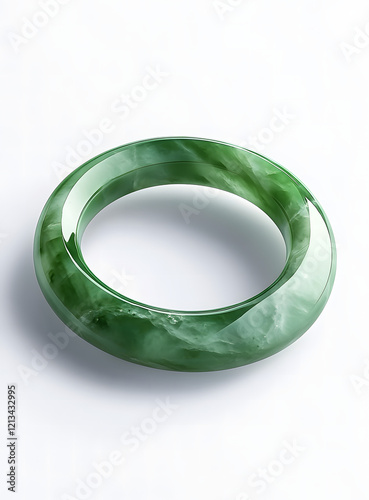 Close up of Warm and Green Jade Bracelet