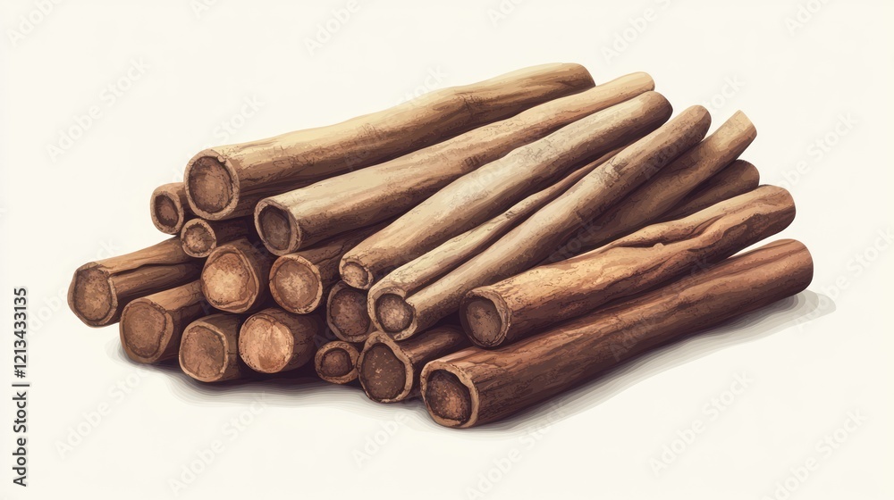 Stack of firewood logs isolated on white. Stack of firewood logs isolated on white.