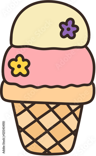 ce cream Strawberry,