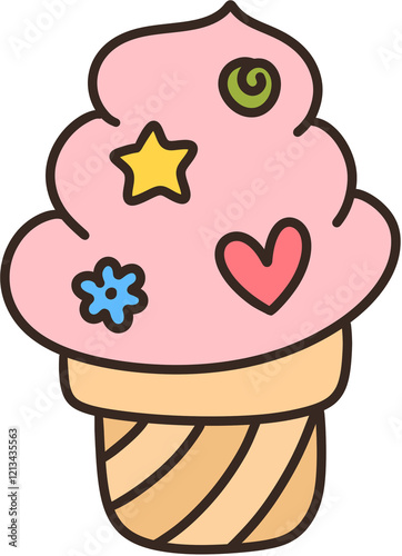 Strawberry ice cream