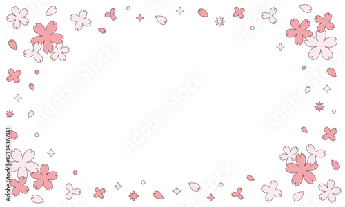 桜のイラスト素材