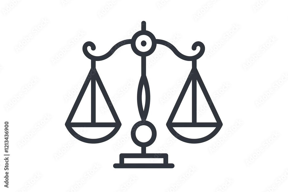 Scales of Justice: Symbol of balance and fairness. Scales of Justice: Symbol of balance and fairness.