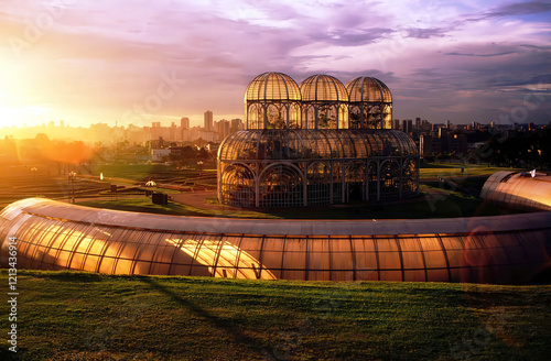 Foto Jardim De Botânica Em Curitiba No Paraná Brasil