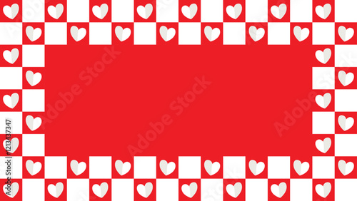 Hearts background for Valentine's Day. Patterns to print gift paper. Wallpaper. February 14