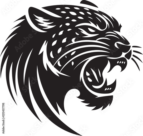 Wallpaper Mural head of a leopard Torontodigital.ca