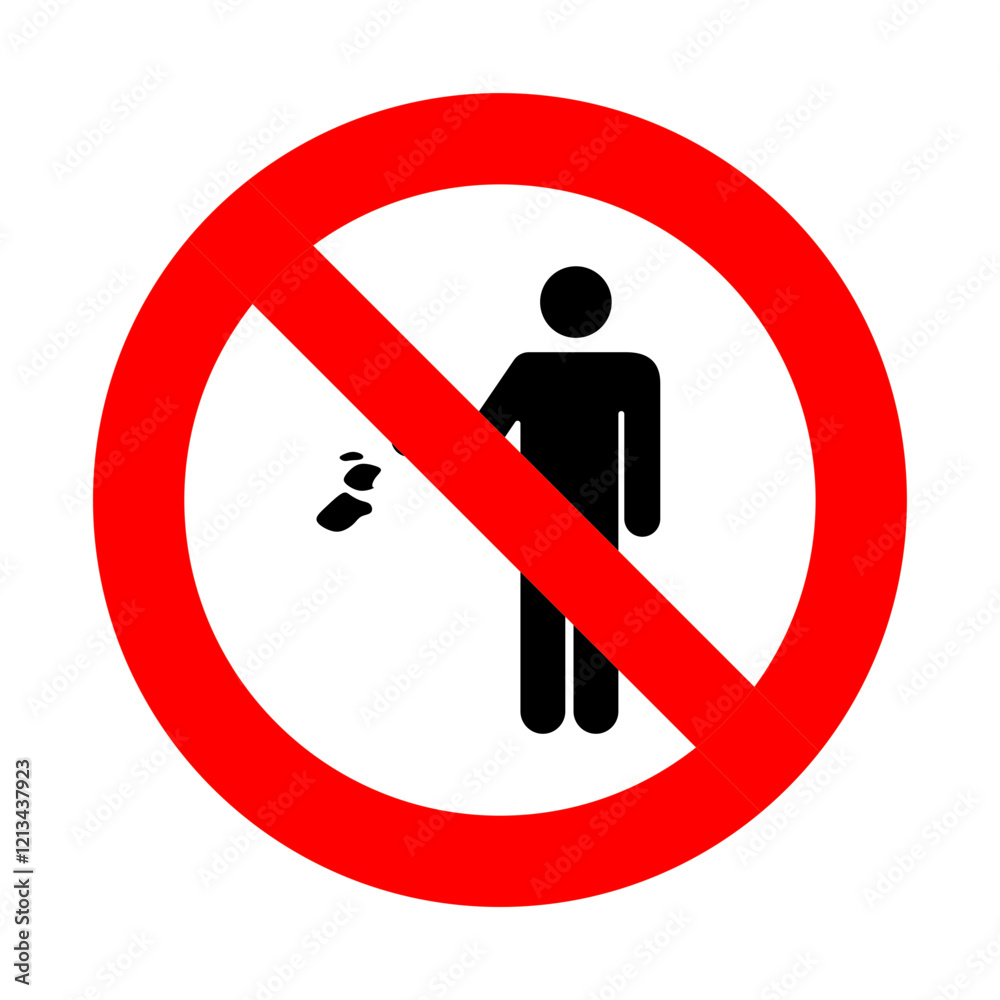 it is forbidden to throw rubbish on a transparent background it is forbidden to throw rubbish on a transparent background