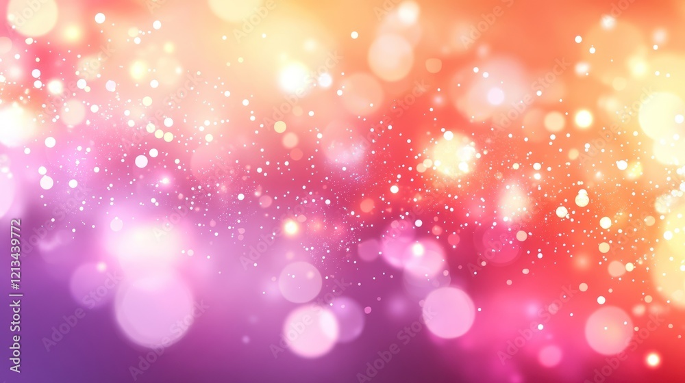 Abstract pink, orange, and purple bokeh lights background. Abstract pink, orange, and purple bokeh lights background.