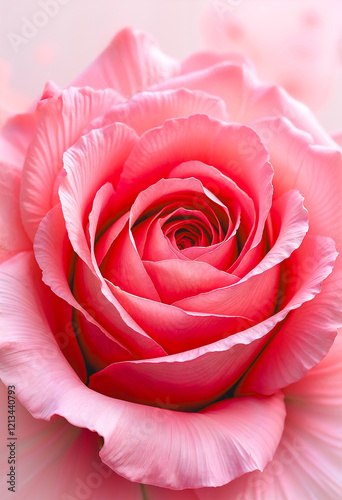 Pink roses, Background for Valentine's Day.