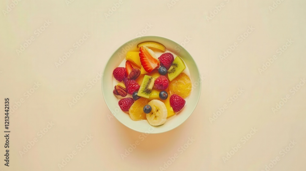 fruit bawl background with copy space fruit bawl background with copy space