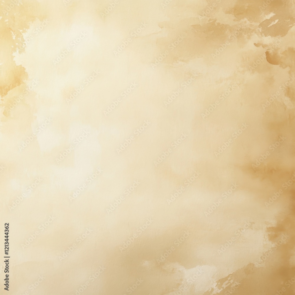 Obraz premium Abstract Beige Watercolor Texture: A Soft, Creamy Background