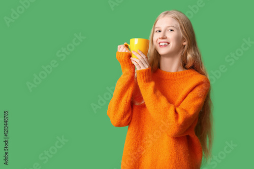Beautiful young happy woman...