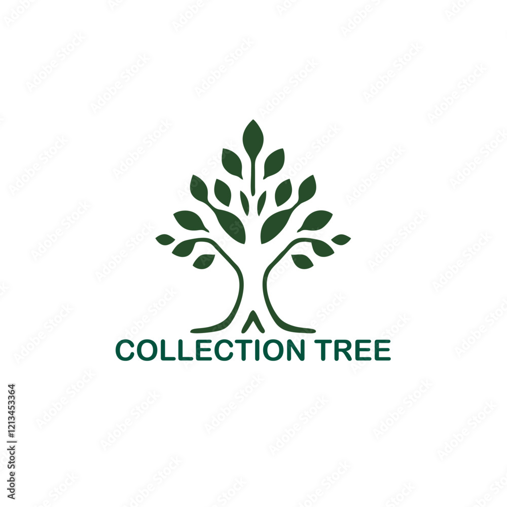 Obraz premium nature tree logo design vector illustration with creative element Premium Vector 