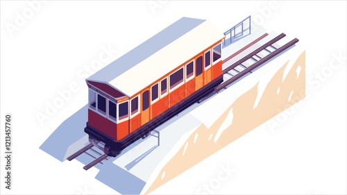 train vector design 