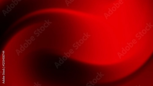 A smooth, flowing gradient of deep red hues creating an abstract background.