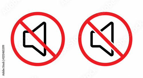 Free Download No noise sign. Sound prohibition icon. Loud speaker forbidden symbol - GFXLoad
