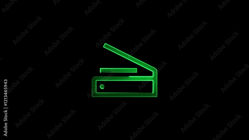 Printer icon animation. Motion of best icon. office printer outline animation icon. printer icon. 4k video Printer icon animation. Motion of best icon. office printer outline animation icon. printer icon. 4k video