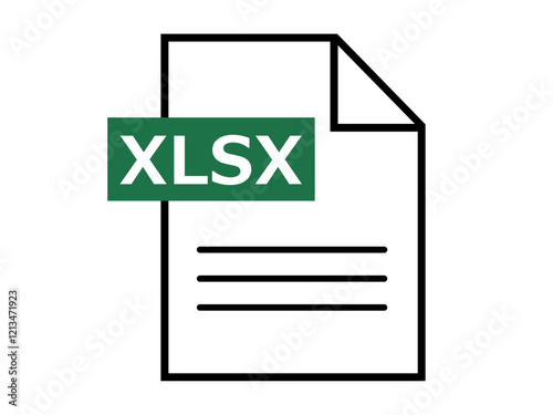 エクセルファイルのアイコン（xlsx）