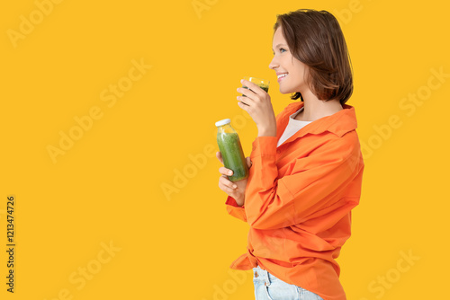 Beautiful young happy woman...