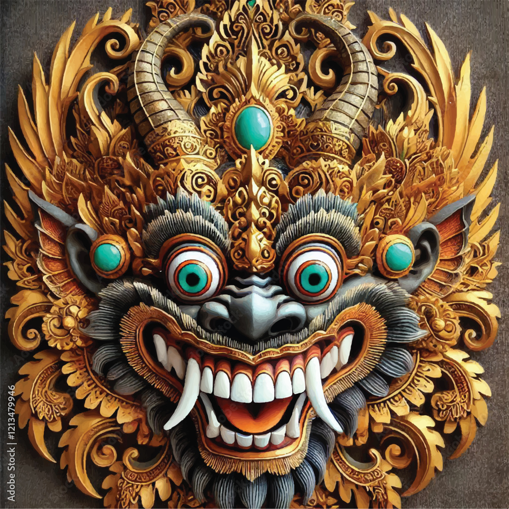 Obraz premium mask of bali