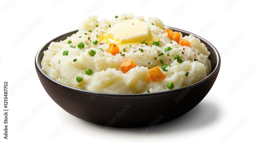 Creamy Mashed Potatoes with Peas and Carrots Creamy Mashed Potatoes with Peas and Carrots