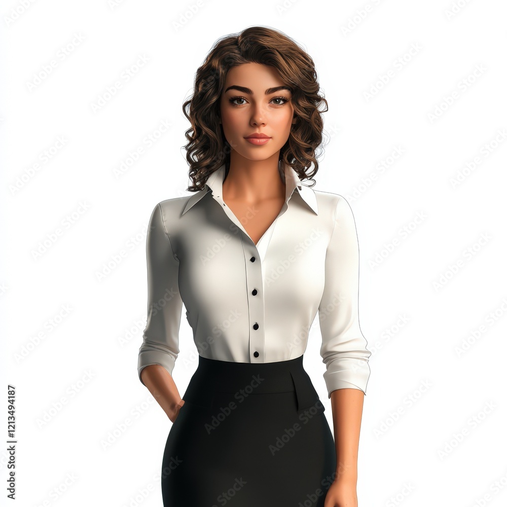 Attractive Woman in Professional Business Attire Attractive Woman in Professional Business Attire
