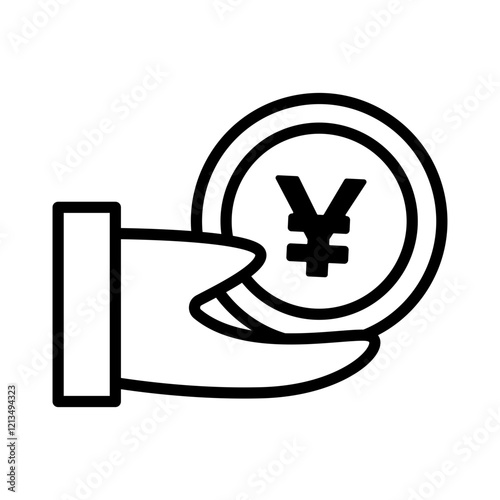 I have a yen coin in my hand.