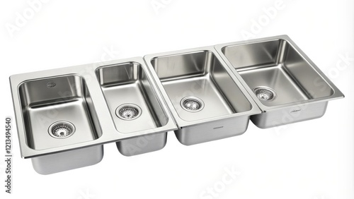 Triple Stainless Steel Kitc...
