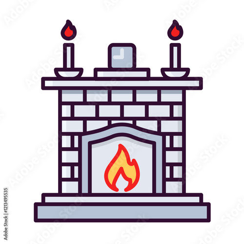 fireplace filled style