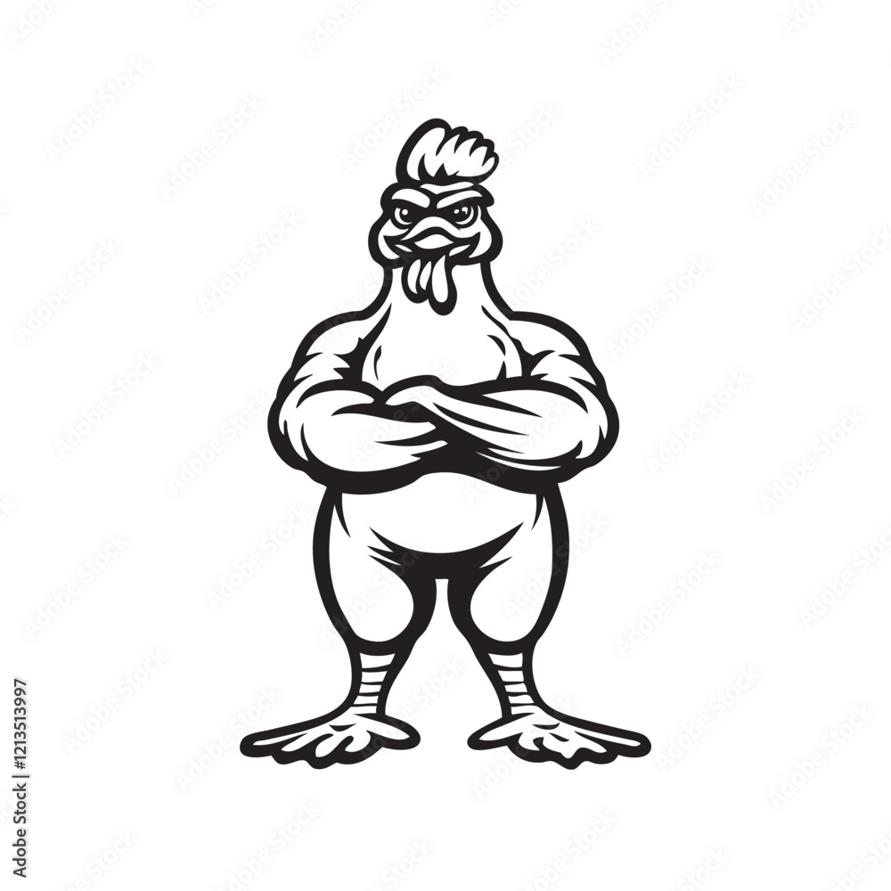 illustration of a chicken illustration of a chicken