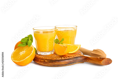 Freshly squeezed orange jui...