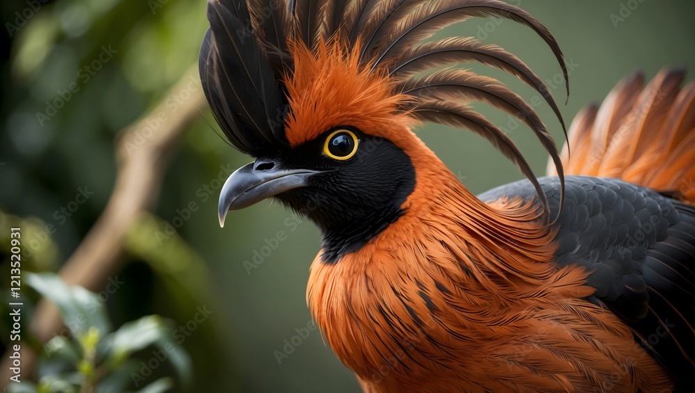 Intimate Glimpse: The ʻAkohekohe's Stunning Avian Splendor Intimate Glimpse: The ʻAkohekohe's Stunning Avian Splendor
