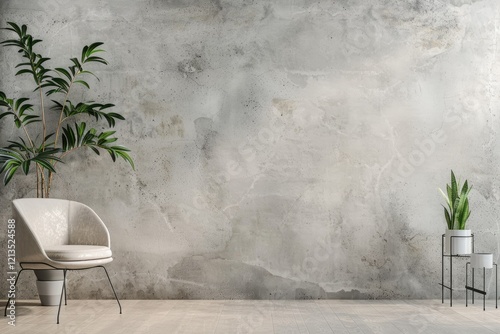 Premium Quality Picture of Modern Style Design Workspace Wall Mockup