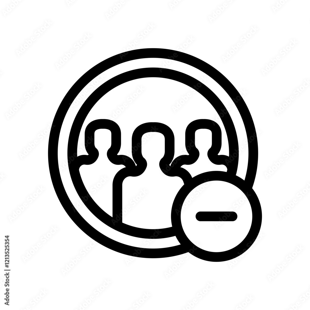 minus group outline style minus group outline style