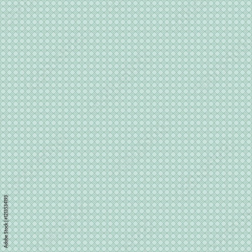 Mint Green Geometric Seamless Pattern