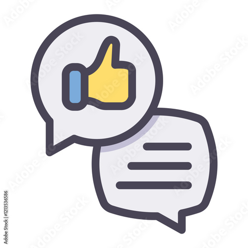like comment filled style