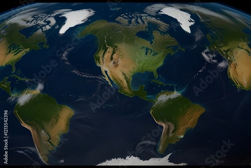 globe on the map