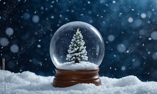 Magical Winter Snow Globe w...