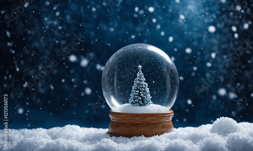 Magical Winter Snow Globe w...