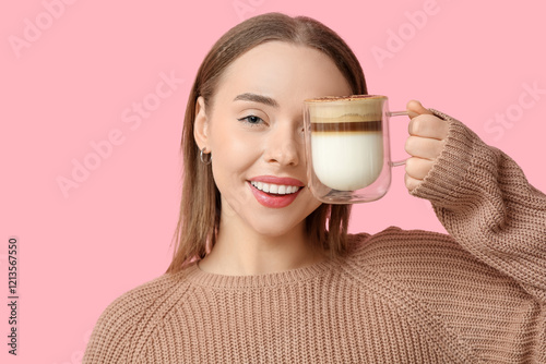 Beautiful young woman with ...