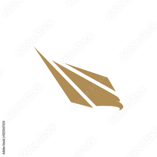 Abstract Eagle Hawk Falcon Logo Design Icon Vector Template