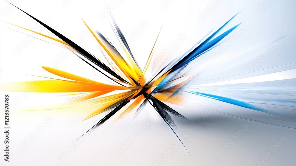 Obraz premium Abstract Colorful Burst