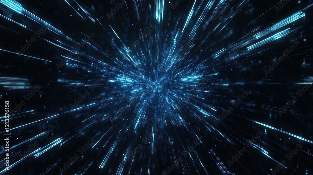Hyperspace Tunnel: A Journey Through Digital Nebula Hyperspace Tunnel: A Journey Through Digital Nebula