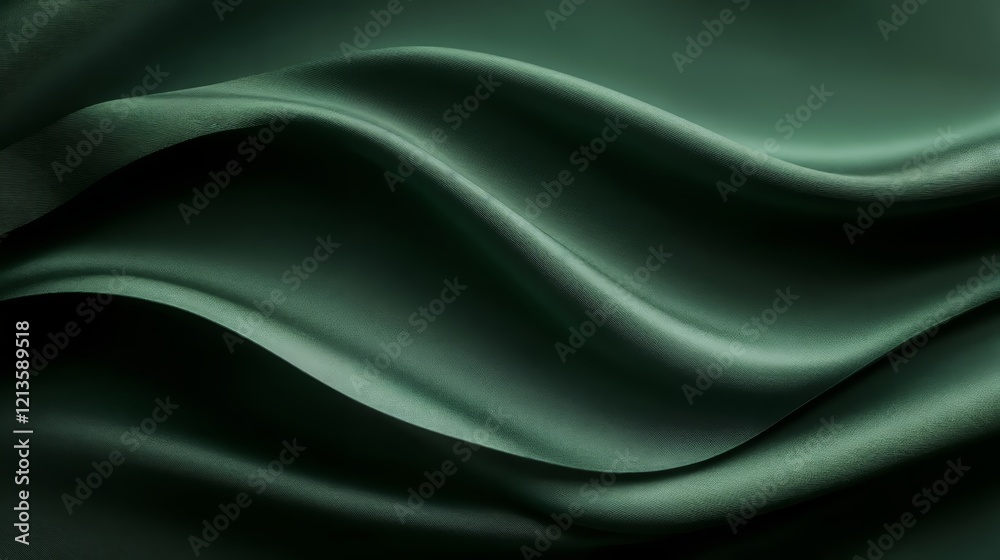 Dark green silk fabric with smooth, flowing folds.Fabric texture concept. Perfect for high-end fashion or interior design.Elegance. Luxury. Softness and sophistication in design.
Dark green silk fabric with smooth, flowing folds.Fabric texture concept. Perfect for high-end fashion or interior design.Elegance. Luxury. Softness and sophistication in design.