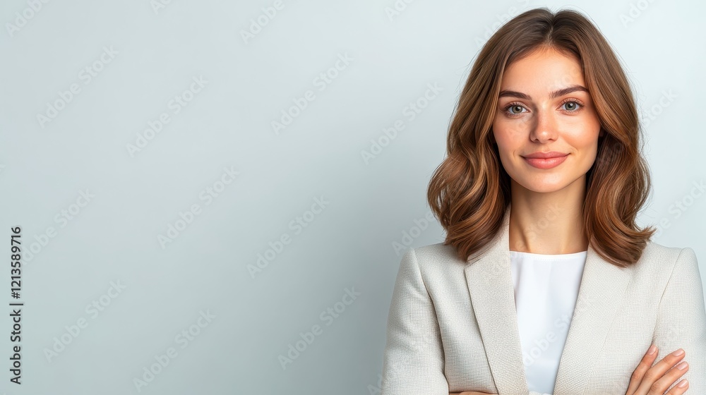 Confident Young Businesswoman Portrait: Professional, Successful, and Smiling Confident Young Businesswoman Portrait: Professional, Successful, and Smiling