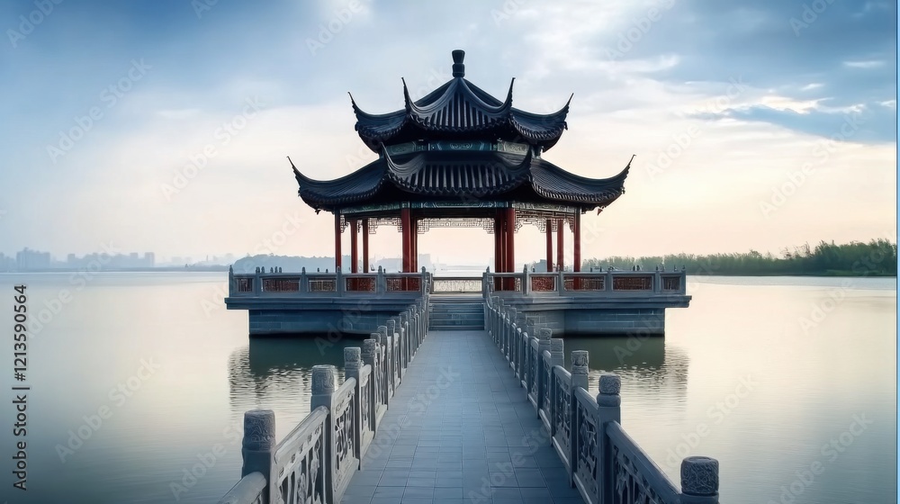 Ancient Chinese temple in the morning, an ideal destination to uncover China's cultural landmarks amidst the Chinese New Year festivities. Ancient Chinese temple in the morning, an ideal destination to uncover China's cultural landmarks amidst the Chinese New Year festivities.