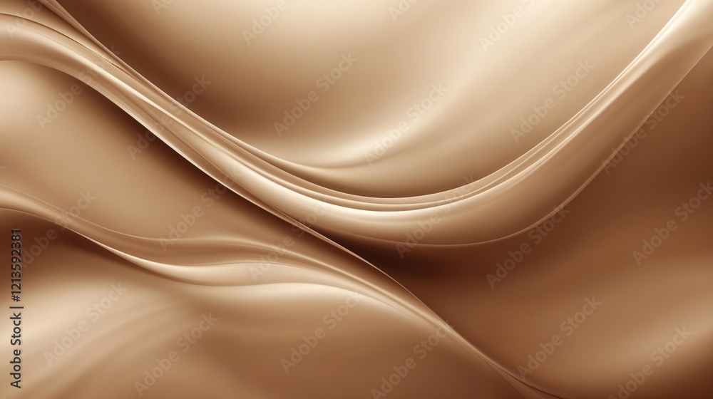Obraz premium Abstract smooth flowing gradient with shades of brown.Softness. Fluidity. Warmth. Elegant tones in design.abstract gradient brown background
