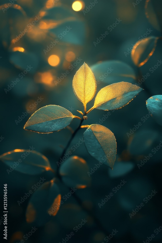 Delicate Nature Digital Background with Soft Lighting, Generative AI Delicate Nature Digital Background with Soft Lighting, Generative AI