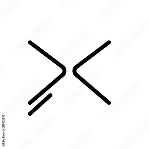 Little sigh outline  icon pack