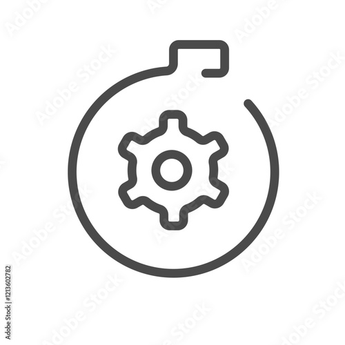 Little sigh outline  icon pack